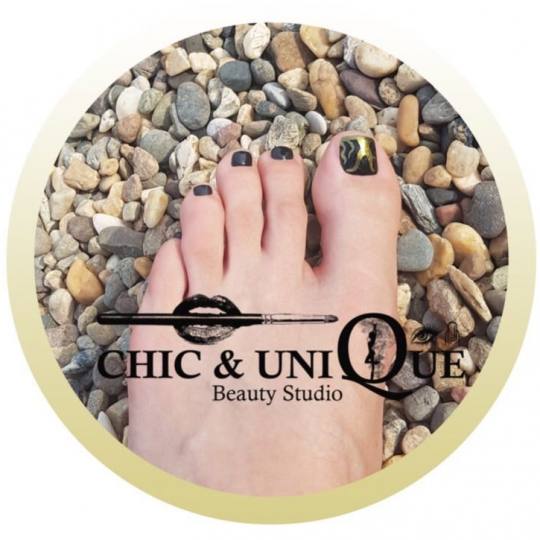 Chic & Unique #beograd Estetski pedikir Gel -lak tehnika sa crtanjem...??? SPA estetski pedikir + ge
