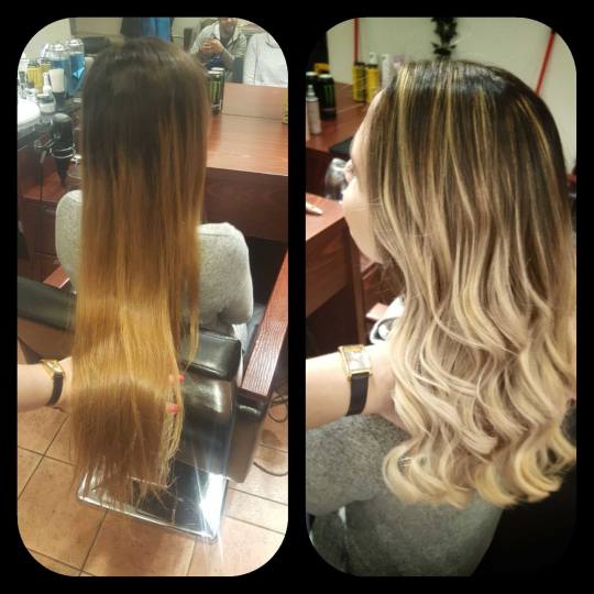 Xtreme #beograd Ombre, sombre, balayage Balayage Ombre / balayage + feniranje na ravno / lokne + šo