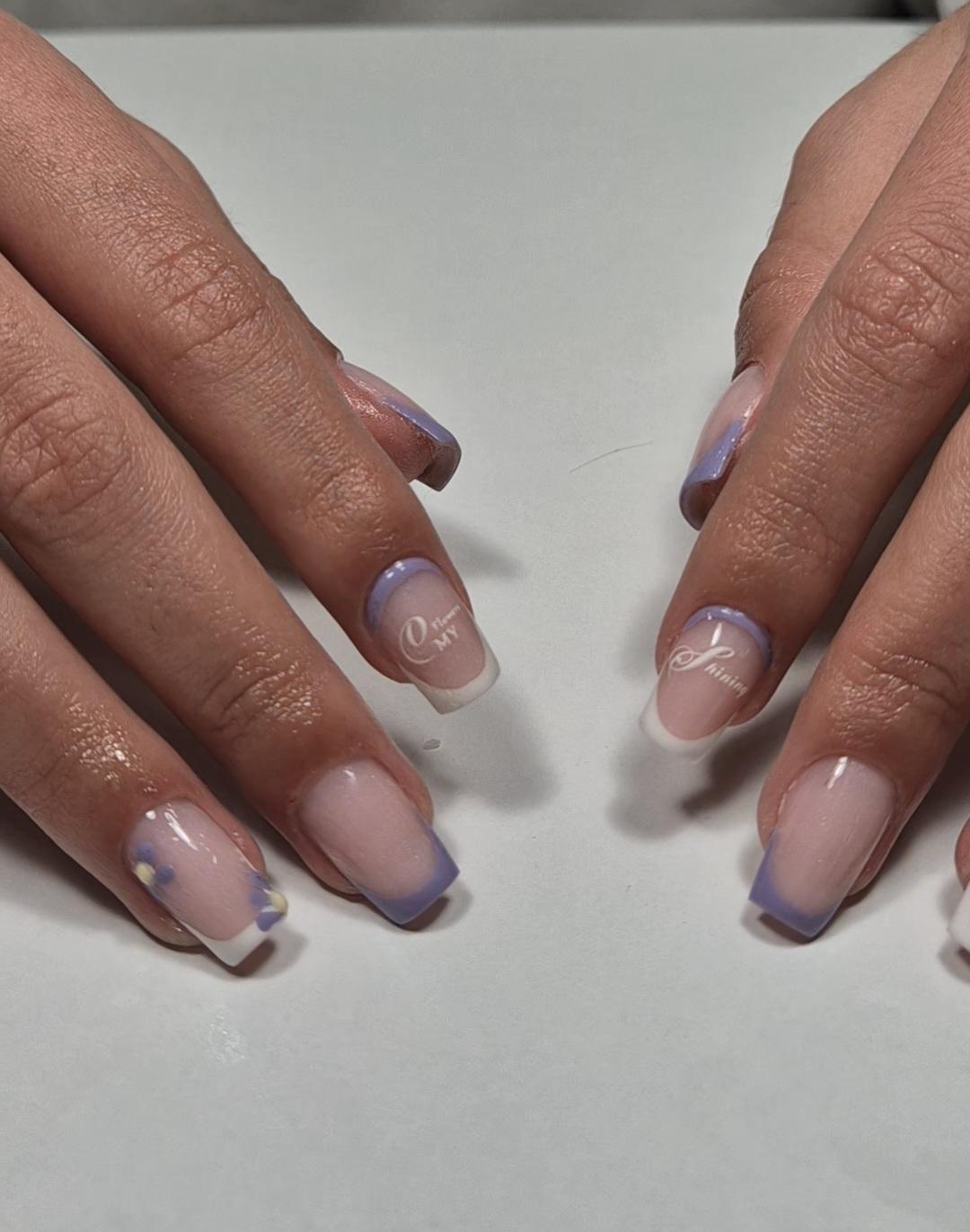 Auréa manucure #novisad Nadogradnja noktiju Nadogradnja noktiju dual tipsama - S dužina