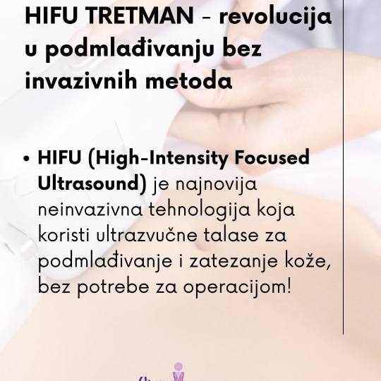 Vreme za mene #novisad Tretman lica 9D HIFU LICA I VRATA
