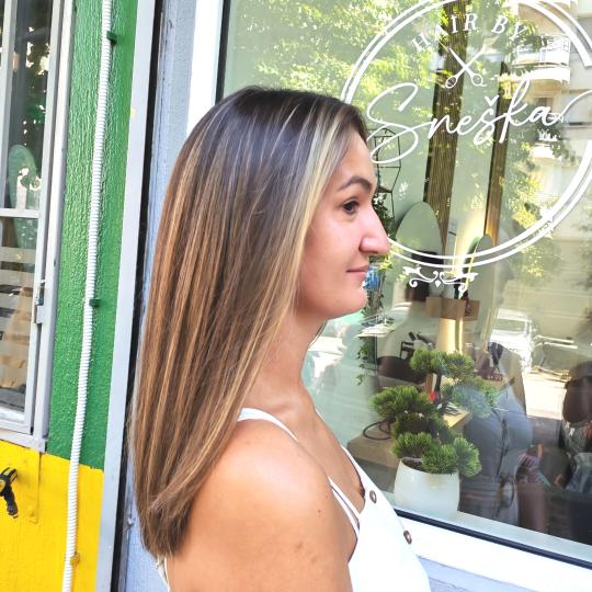 Hair by Sneška #novisad Pramenovi Pramenovi na foliju - duga kosa