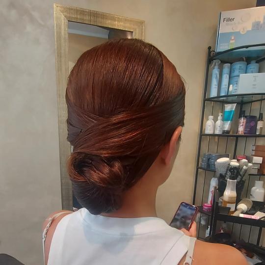 Dasha__Beauty #beograd Svečane i frizure za svadbu Svečane frizure - složena