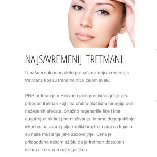 Slatka moja #beograd Tretman lica