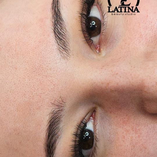 Latina beauty studio #beograd Trepavice Nadogradnja svilenih trepavica L zakrivljenost Lice