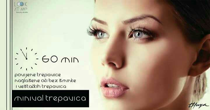 Look at me #beograd Trepavice Minival trepavica + farbanje trepavica