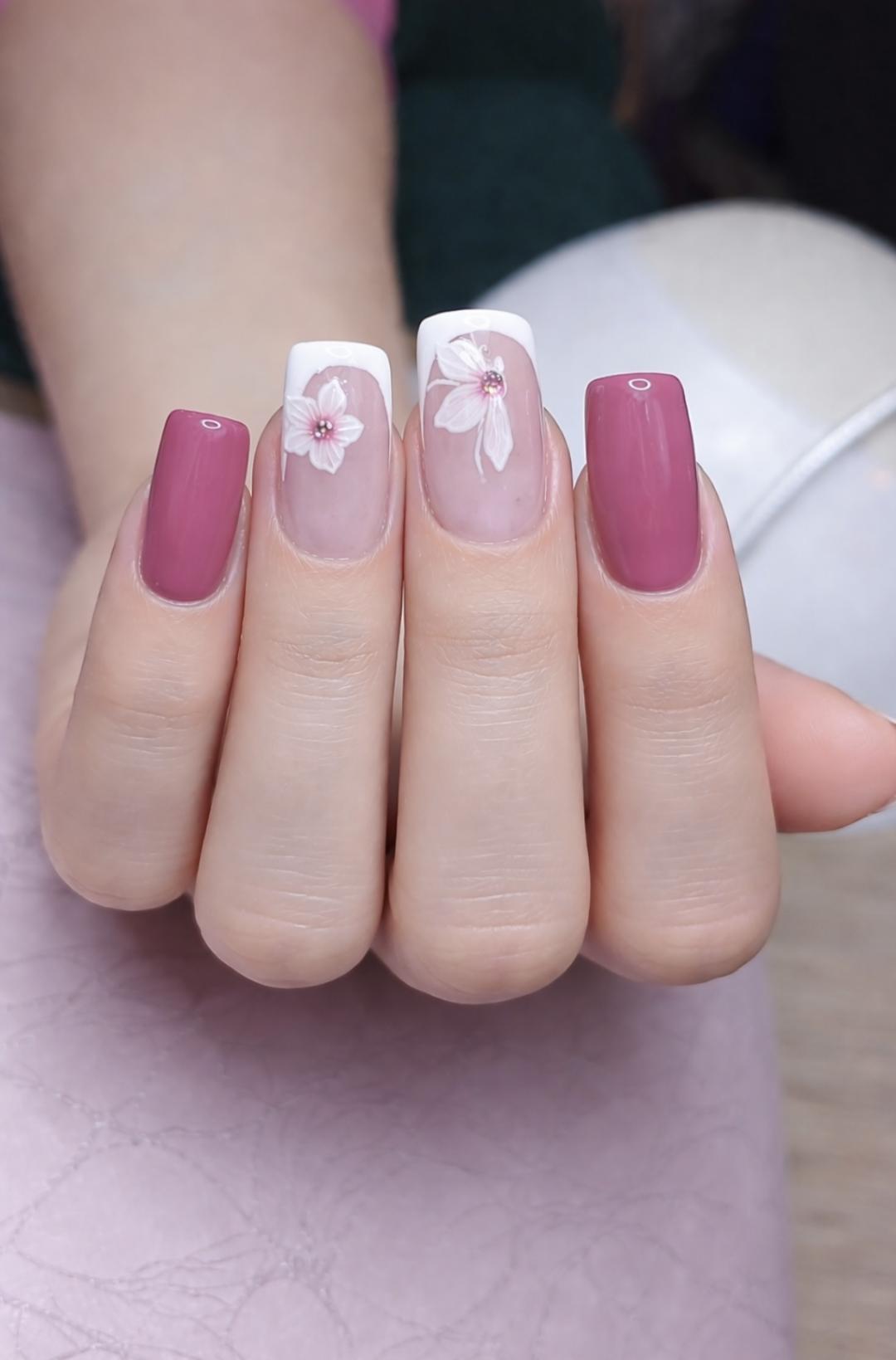 Super stil Marija #zrenjanin Manikir Izlivanje , korekcija M dužina