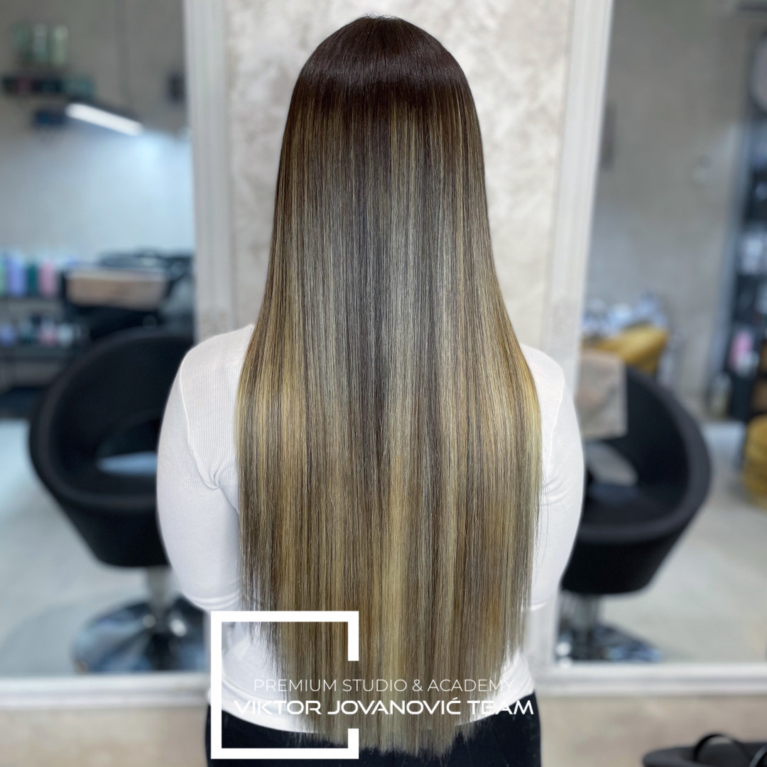 Pramenovi / balayage - ekstra duga kosa - Viktor Jovanović TEAM 2, Subotica Pramenovi Frizerski saloni Pramenovi, Subotica, Centar