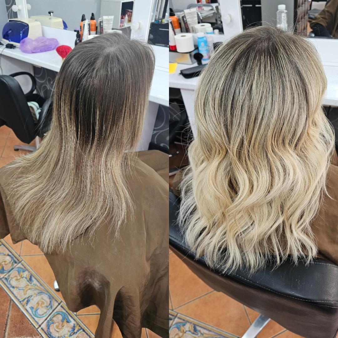 Pramenovi na foliju - duga kosa - Mia bella beauty, Novi Sad Pramenovi Frizerski saloni Pramenovi, Novi Sad, Sajmište, Detelinara, Banatić