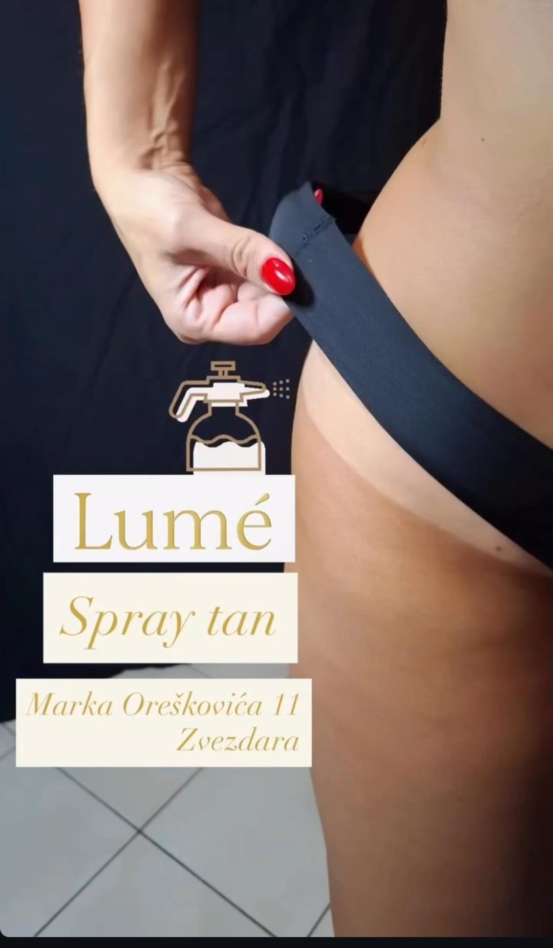 Lume Beauty #beograd Air brush potamnjivanje kože Sprej ten samopotamnjivanje - celo telo