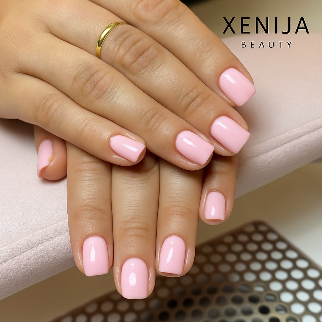 Xenija Beauty Room #beograd Ojačavanje noktiju Ojačavanje noktiju rubber bazom - M dužina