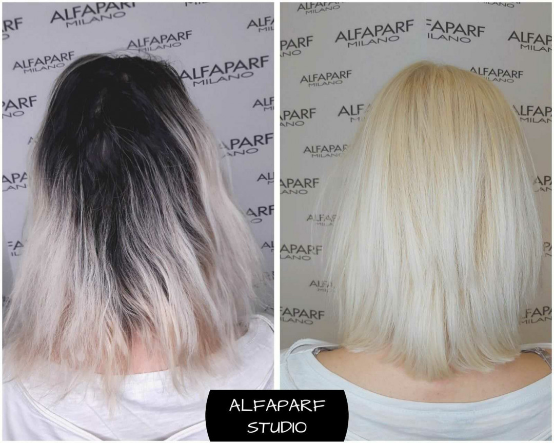 Alfaparf Studio Ada Mall #beograd Blajhanje kose Blajhanje cele dužine - kosa srednje dužine