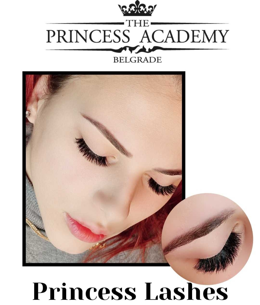 The Princess Academy #beograd Nadogradnja trepavica Nadogradnja svilenih trepavica - mix metoda