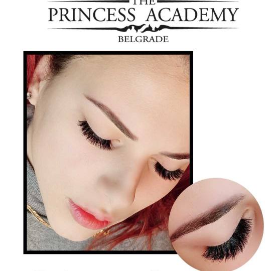 The Princess Academy #beograd Nadogradnja trepavica Nadogradnja svilenih trepavica - mix metoda