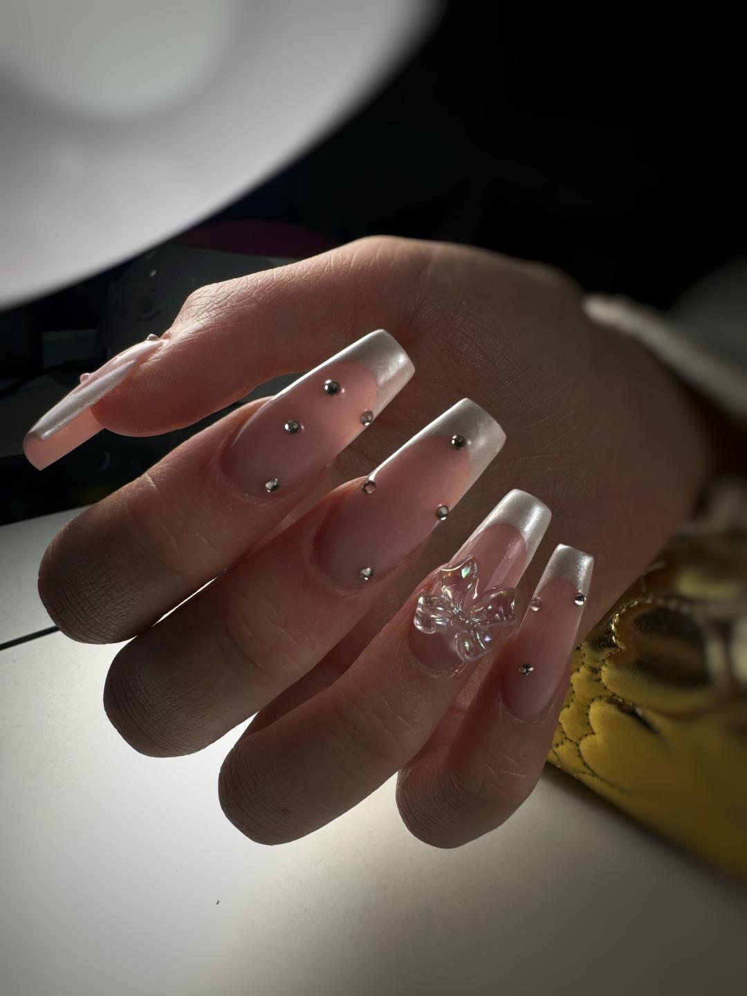 Lion King #beograd Izlivanje noktiju Izlivanje noktiju + frenč - M dužina