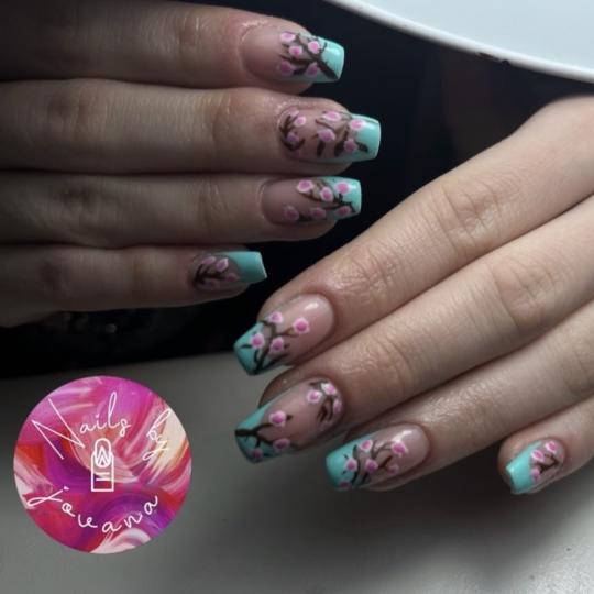 Atelier Kat #beograd Korekcija noktiju Korekcija noktiju - M dužina Prolece na noktima