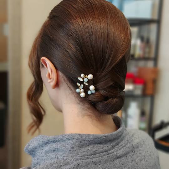 Beautystudio Dasha #beograd Pletenice, kike, punđe Svečana frizura - složena