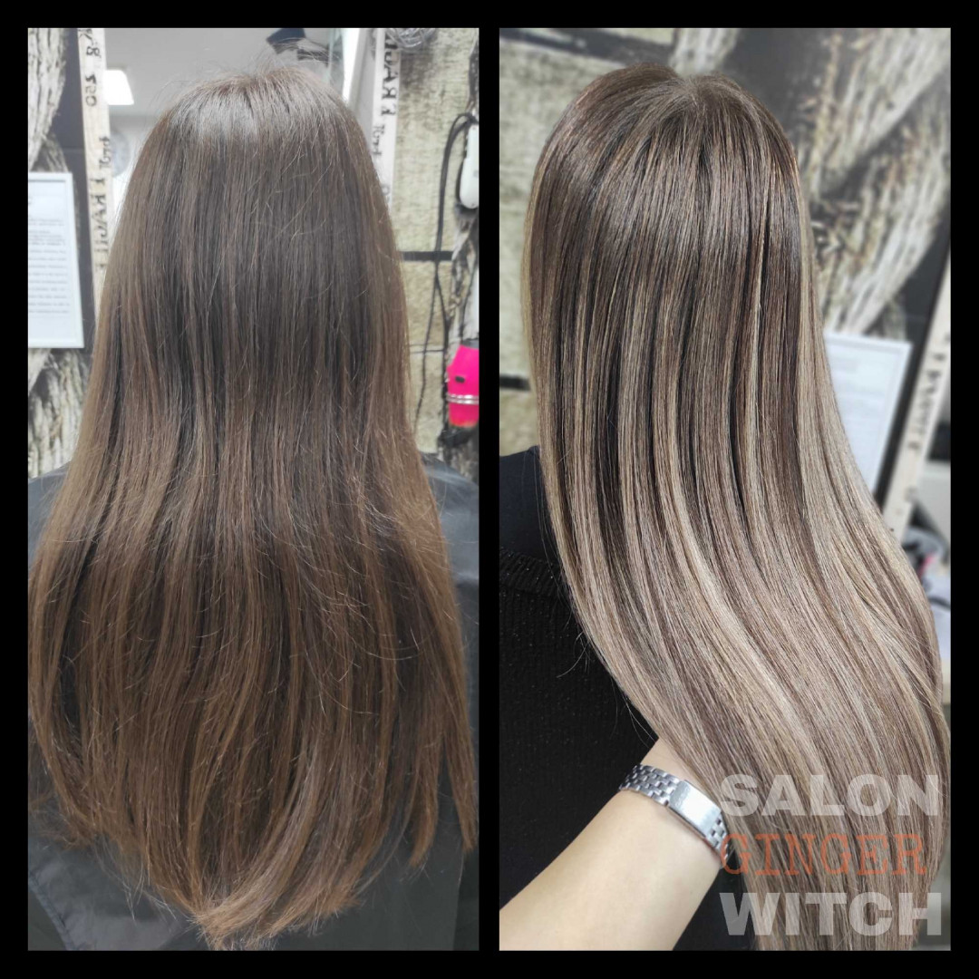 Ginger witch #beograd Ombre, sombre, balayage Pramenovi kosa ispod lopatica