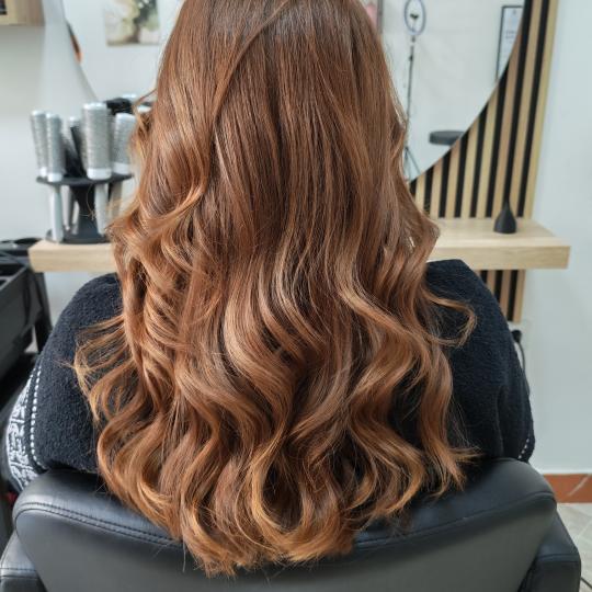Hair by Sneška #novisad Feniranje i stilizovanje Feniranje na talase / lokne - duga kosa