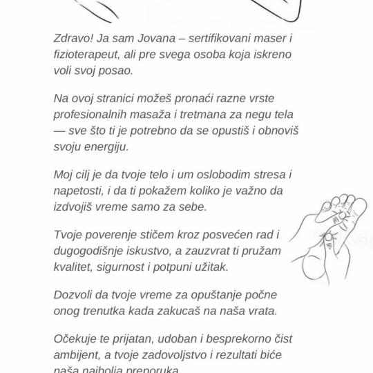 ZenTikTak #beograd Terapeutska masaža Terapeutska masaža - 90 minuta Profesionalni maser i fiziote