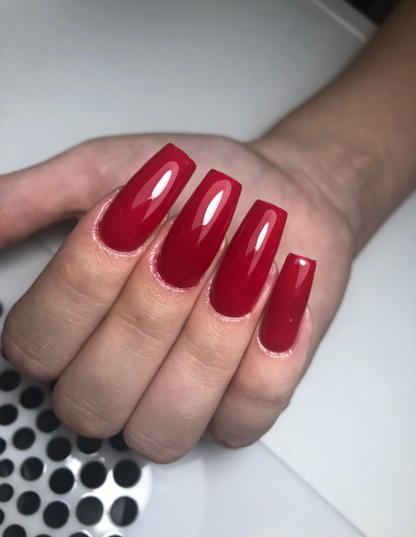 Mademoiselle Beauty #beograd Ojačavanje noktiju Korekcija ojačavanja noktiju gelom - L dužina - rad salona