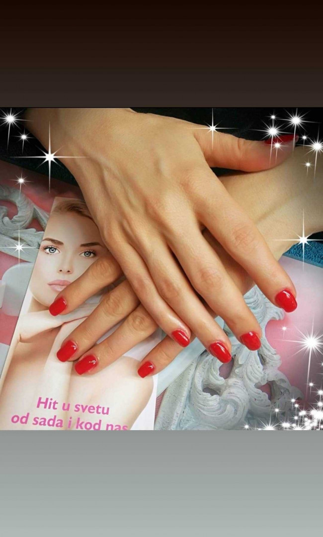 Face Mirijevo #beograd Ojačavanje noktiju DIP ojačavanje - dipping powder - S