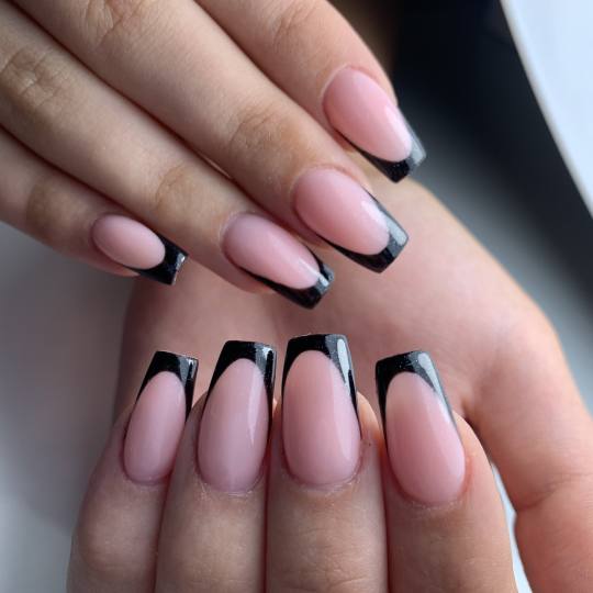 Serebro by Dinails #beograd Nadogradnja noktiju Nadogradnja noktiju tipsama - M dužina