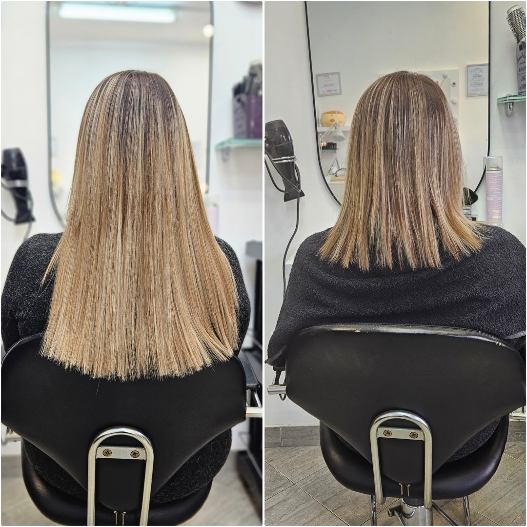 Beauty salon XL Lady #beograd Nadogradnja kose Nadogradnja donete kose keratin tehnikom - do 150 pramenova