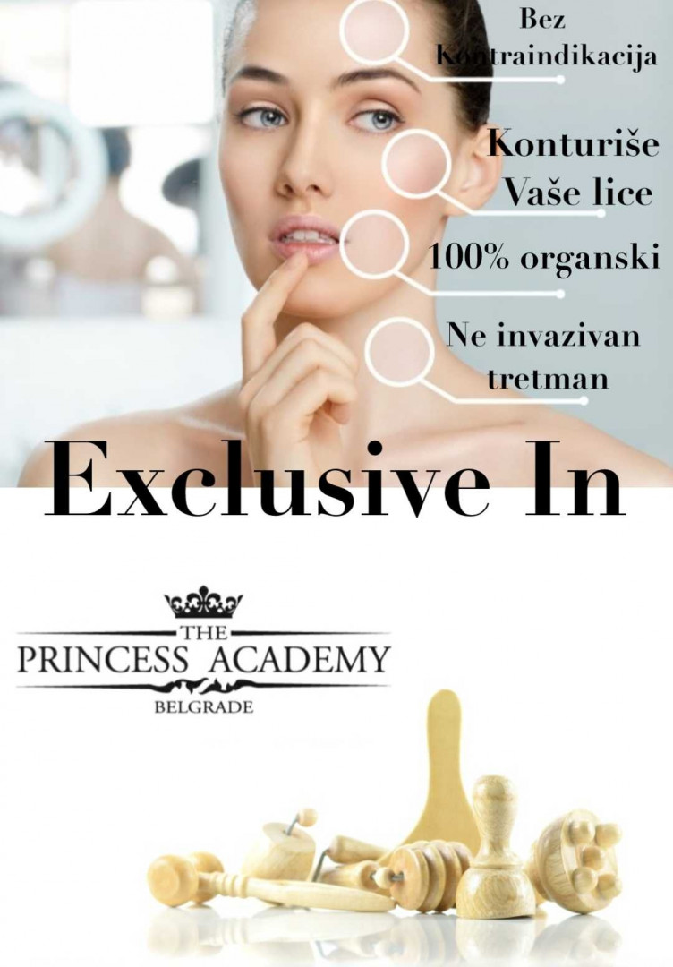 Maderoterapija lica  - paket od 10 tretmana - The Princess Academy, Beograd Masaža lica Lice Masaža lica, Beograd, Centar, Stari grad, Dorćol