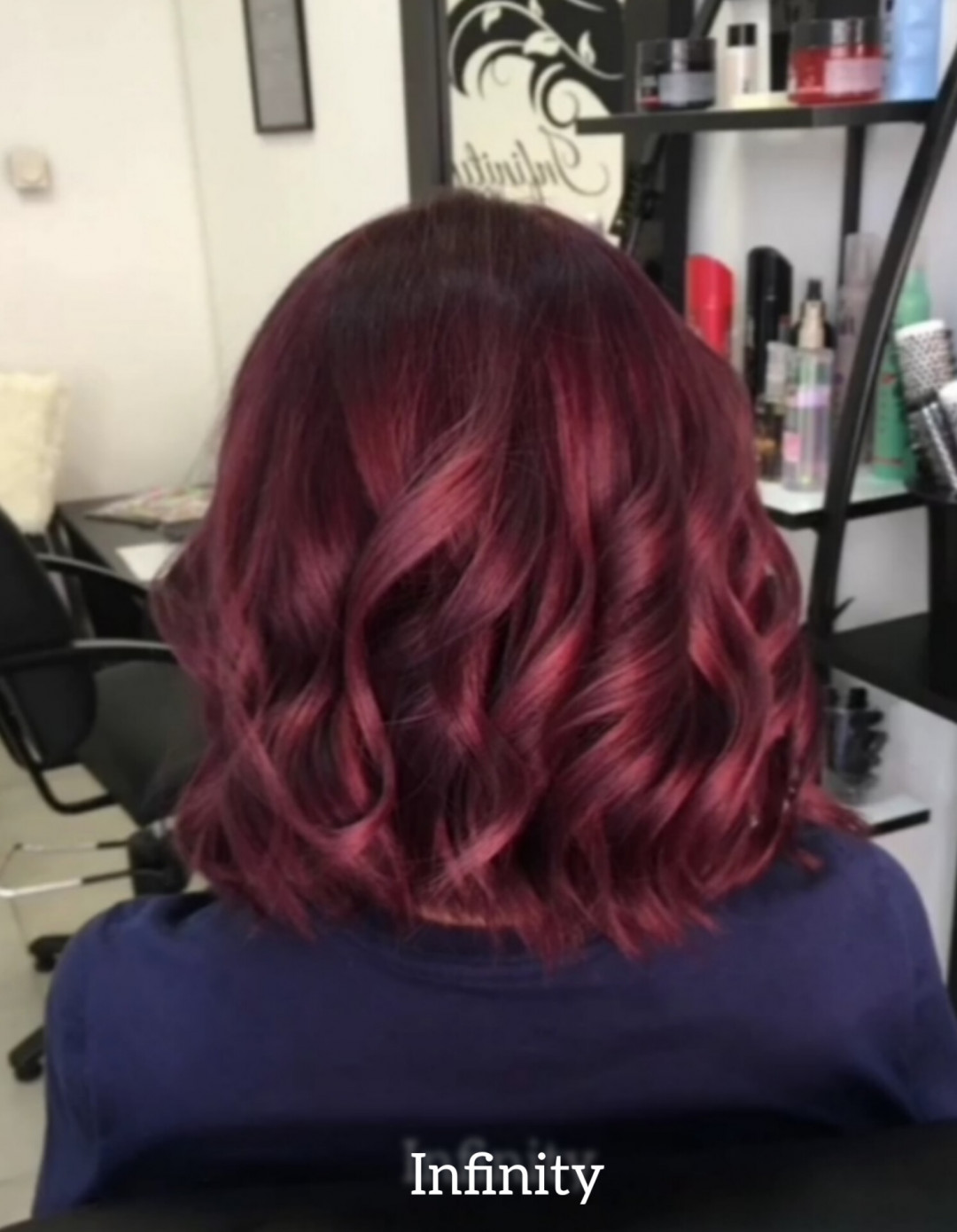 Infinity Hair #novisad Feniranje i stilizovanje Feniranje na talase - srednja dužina kose (do ramena)