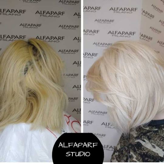 Alfaparf Studio #beograd Blajhanje kose Blajhanje - kosa srednje dužine