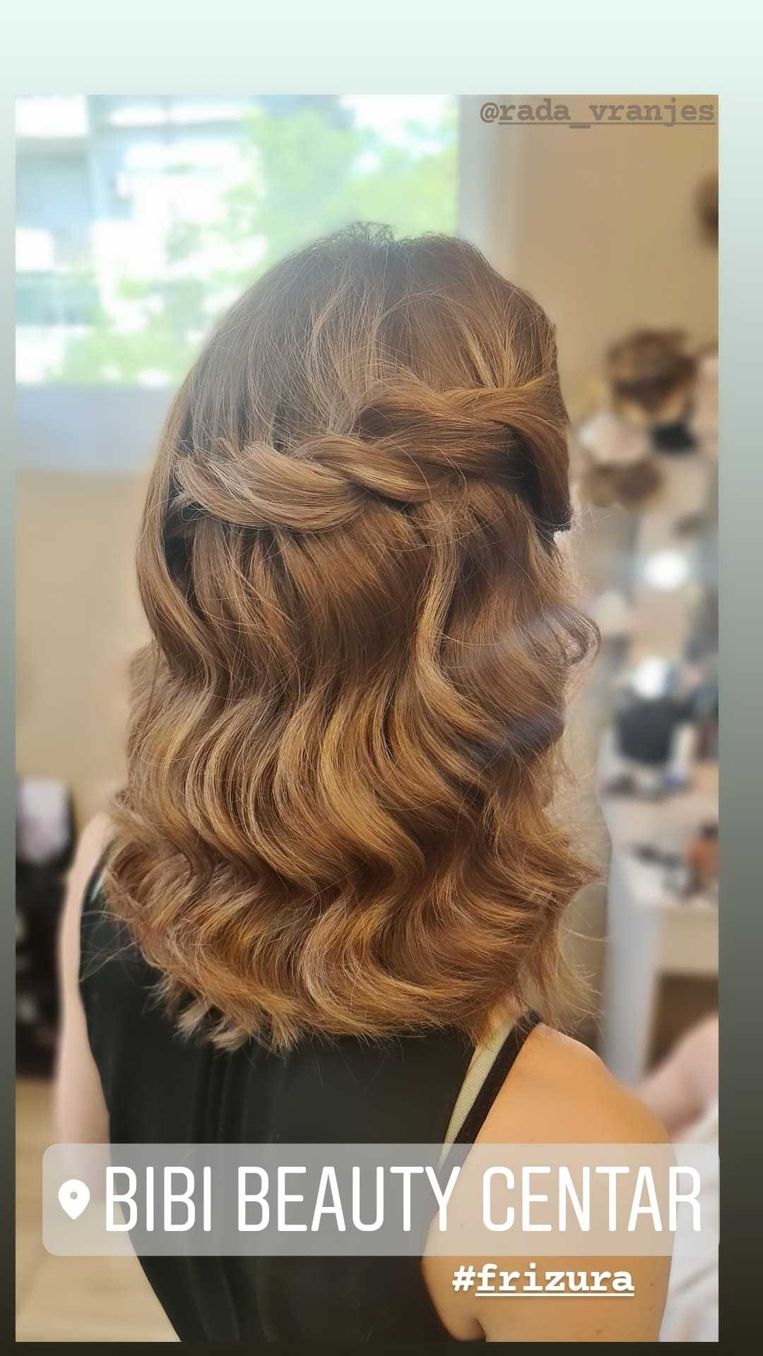 Bibi beauty centar #beograd Svečane i frizure za svadbu Svečana frizura - duga kosa