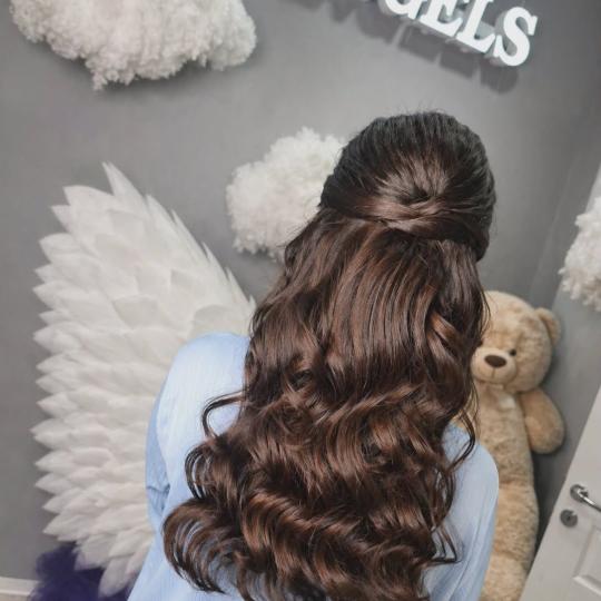 Angels #novisad Svečane i frizure za svadbu Svečana frizura