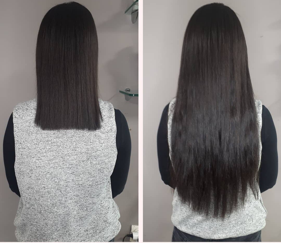 Beauty salon XL Lady #beograd Nadogradnja kose Nadogradnja donete kose mikro ring tehnikom + mikro ringovi - do 150 pramenova