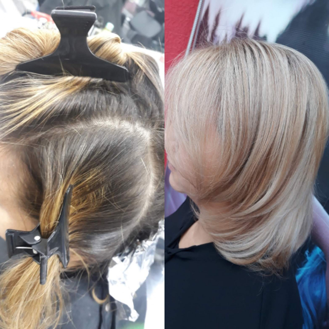 Royal Cut by Pro Cut #beograd Pramenovi Pramenovi na foliju - kosa srednje dužine