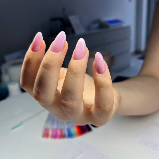 Voss Nails #beograd Manikir Russian manicure with gel polish Nail extensions in Russian technique us