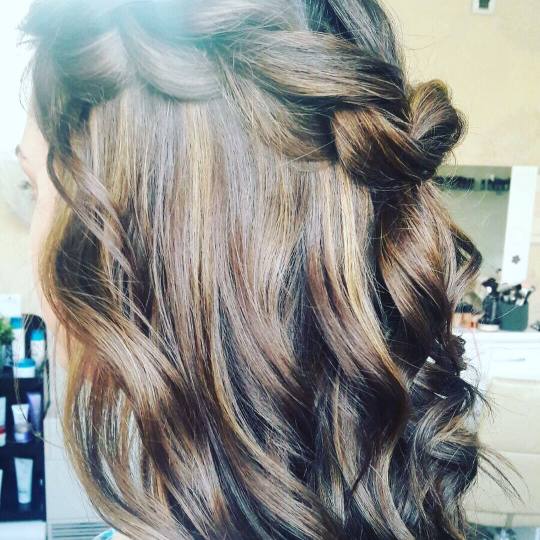 Bibi beauty centar #beograd Pletenice, kike, punđe Pletenice u BOJI - plave hair style by bibi