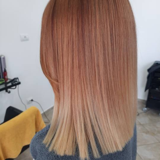 Hair studio mii #beograd Pramenovi Airtouch - kosa srednje dužine