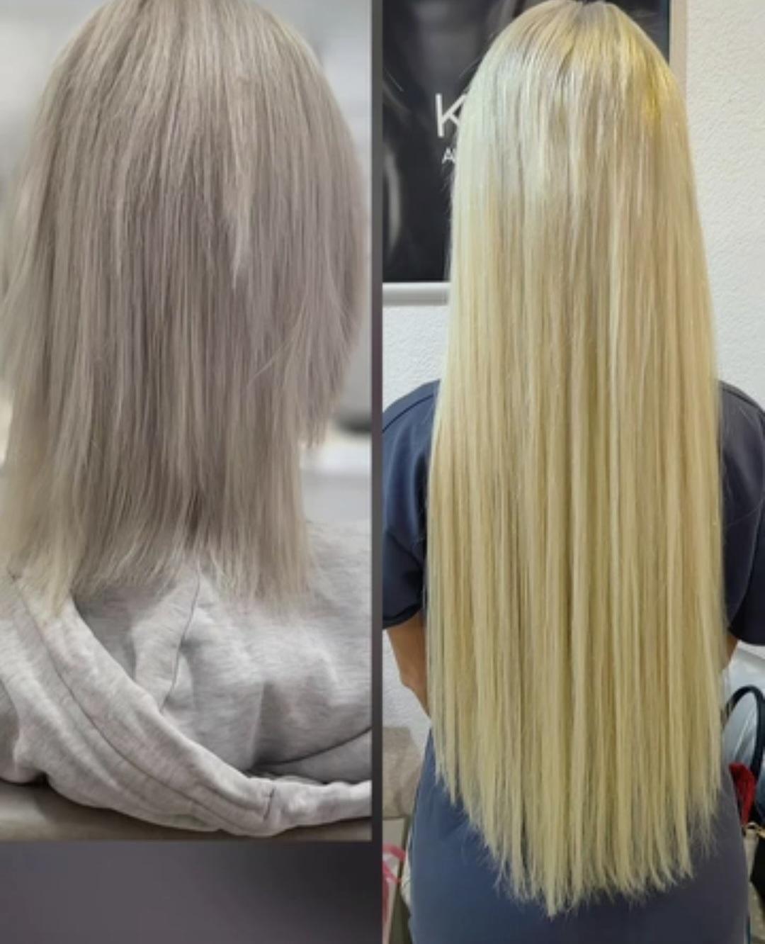 Nadogradnja kose keratinom - po pramenu (naša kosa + rad) - Beauty style hair J&D, Novi Sad Nadogradnja kose Frizerski saloni Nadogradnja kose, Novi Sad, Sajmište, Detelinara, Banatić