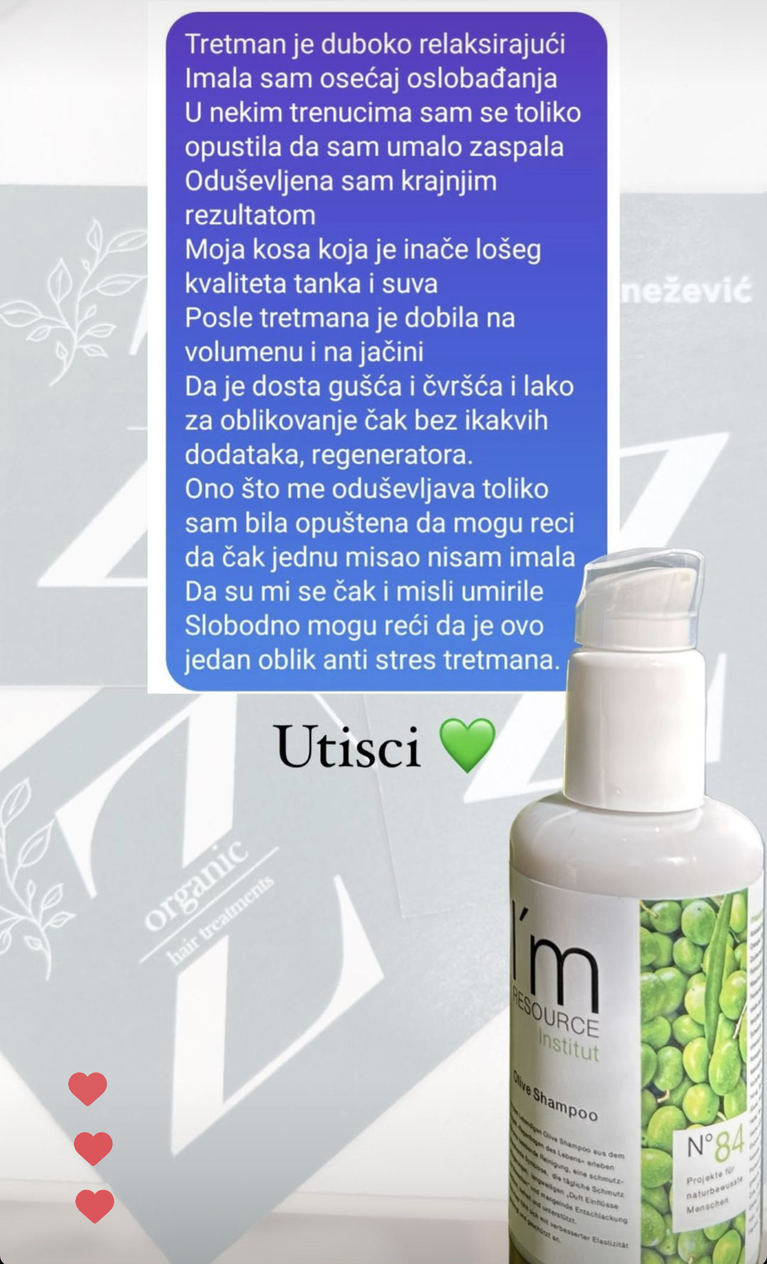 Anti Aging Centar Estetic #novisad Nega i ojačavanje kose Dubinski tretman kose
