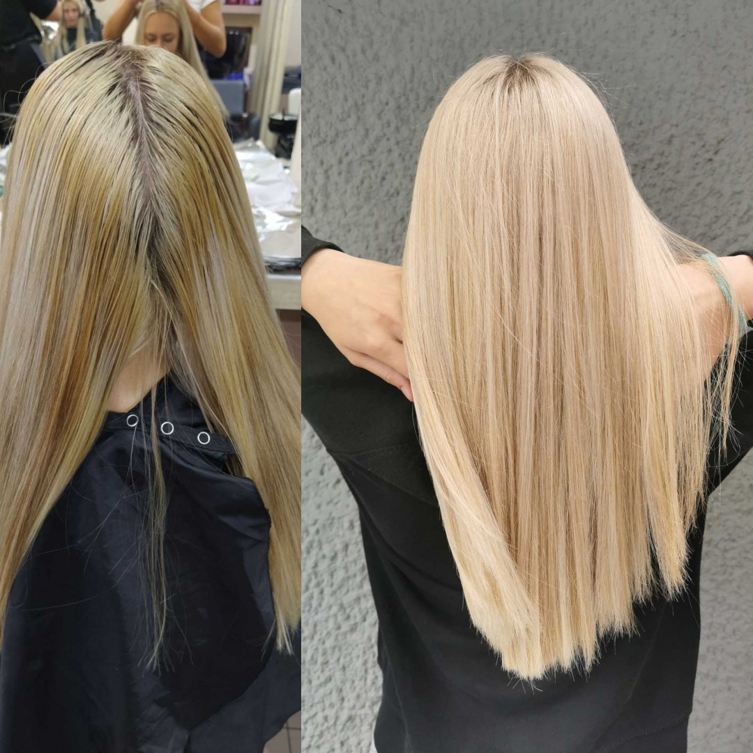 Cecix #beograd Ombre, sombre, balayage Nijansiranje cele dužine kose sa prelivom - duga kosa