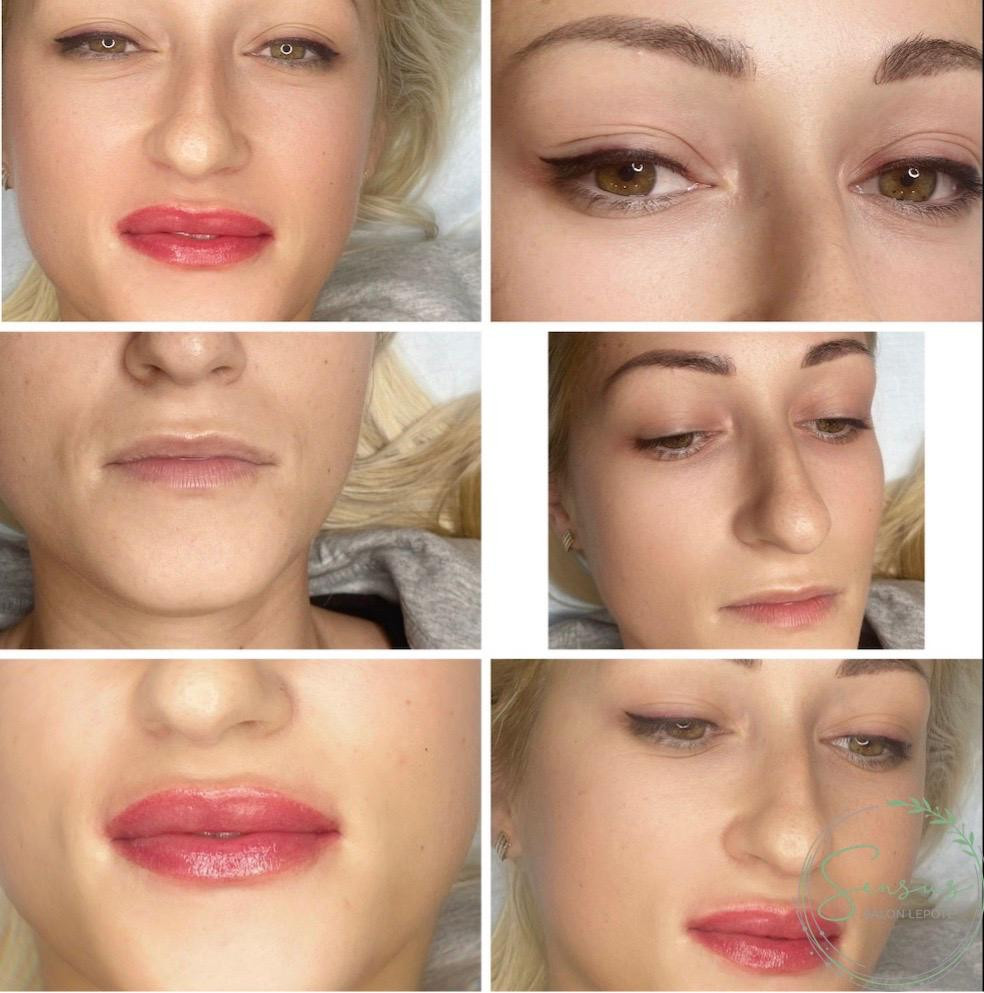 Sensus Zemun #beograd Trajna šminka Trajna šminka usana - Libelino lips