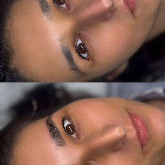 Alexandria Brow&Beauty lounge #beograd Make-up / šminkanje Laminacija obrva + farbanje obrva kanom 