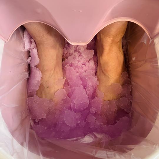 In line 1 #pancevo Estetski pedikir Collagen pedikir Colagen kupka, piling stopala, estetcki pedikir