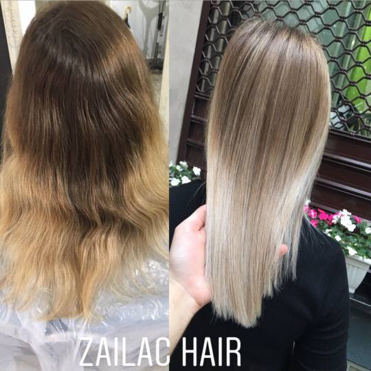 Zailac hair #beograd Ombre, sombre, balayage Nefertiti Balayage / pramenovi + žensko šišanje + fe