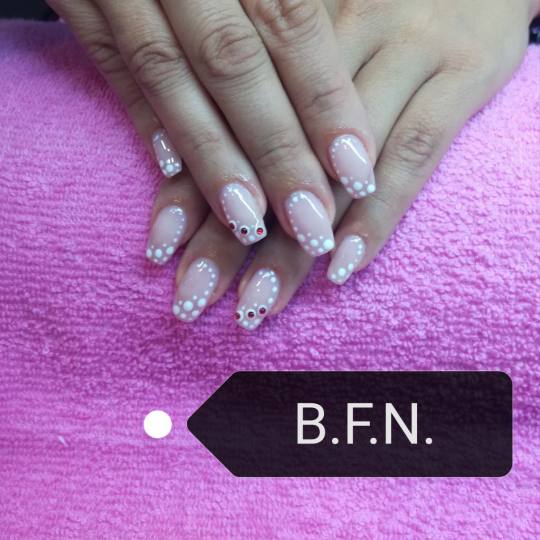 BODY. FACE & NAILS #beograd Korekcija noktiju Tackasti frenc,savrsena zamena za klasicni Korekcija I