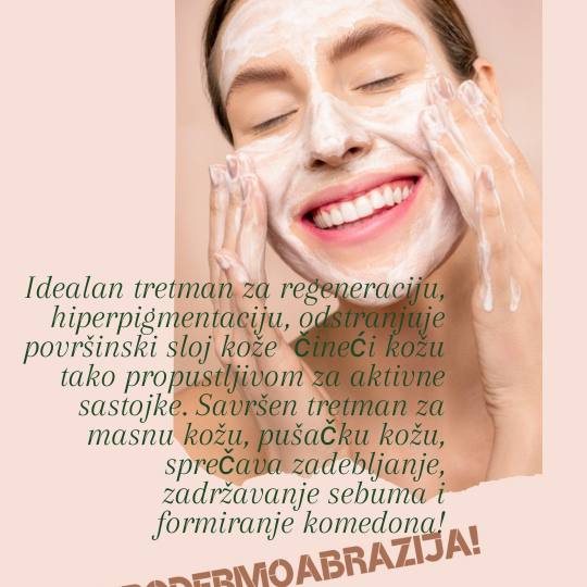 Viva Derm #beograd Tretman lica Mikrodermoabrazija - lice + vrat