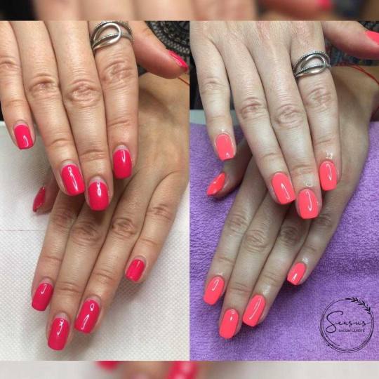 Sensus #beograd Manikir Manikir + gel lak gel lak nakon mesec dana