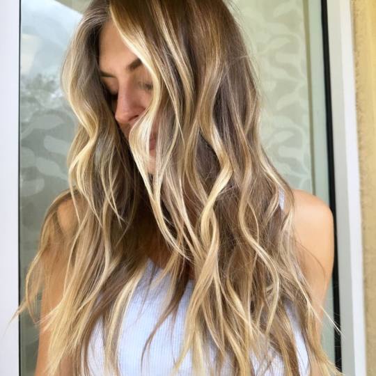 Emaleon #stara-pazova Ombre, sombre, balayage Balayage - duga kosa+šišanje i feniranje Balayage