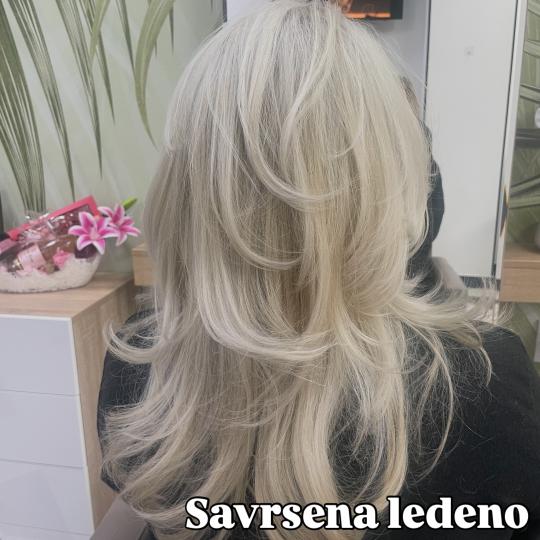 BeautyFull Studio Lepote #novisad Farbanje kose Farbanje cele dužine - duga kosa Blajhanje i farban