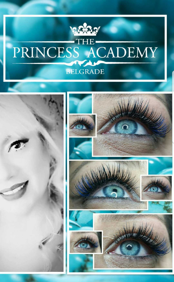 The Princess Academy #beograd Nadogradnja trepavica Nadogradnja svilenih trepavica - 1 na 1